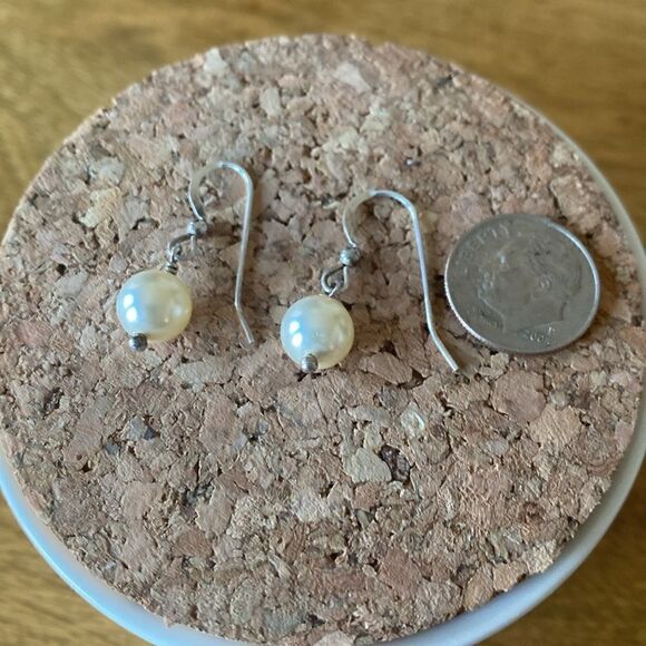 Sterling  silver  earrings - Picture 2 of 2